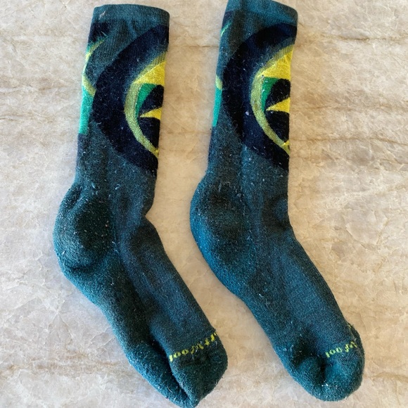 3 PAIRS Smartwool merino wool KID socks Large (3-6 shoesize) snowboarding/skiing - Picture 2 of 2